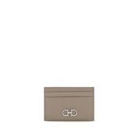 Ferragamo Beige Calf Leather Bos Taurus Wallet