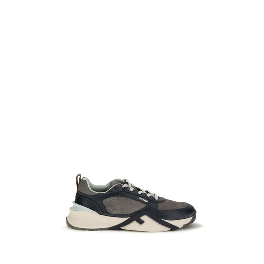 Sneakers Athletic Fendi in Pelle di Vitello Multicolore Bos Taurus