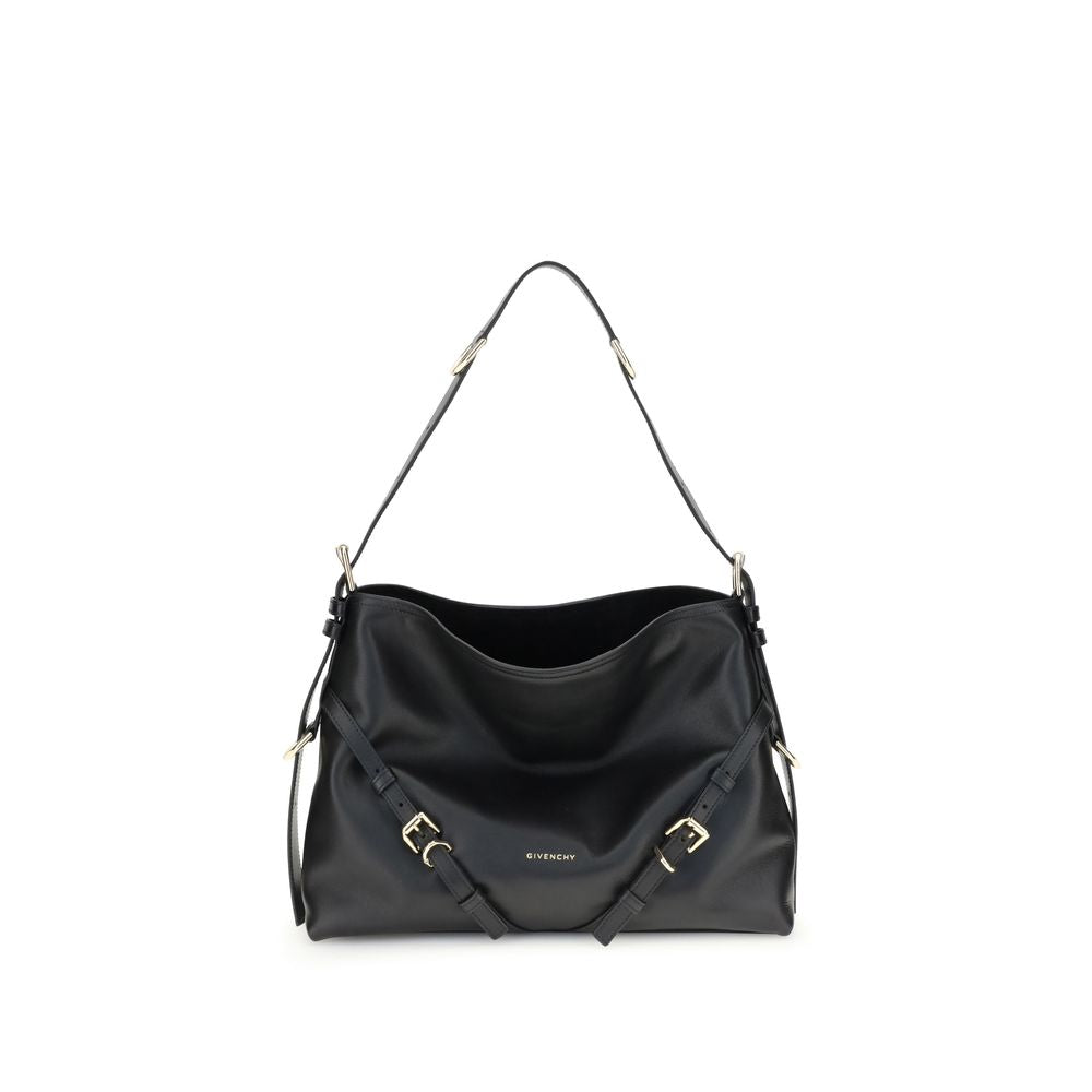 Borsa a mano Givenchy Bos Taurus in pelle di vitello nera