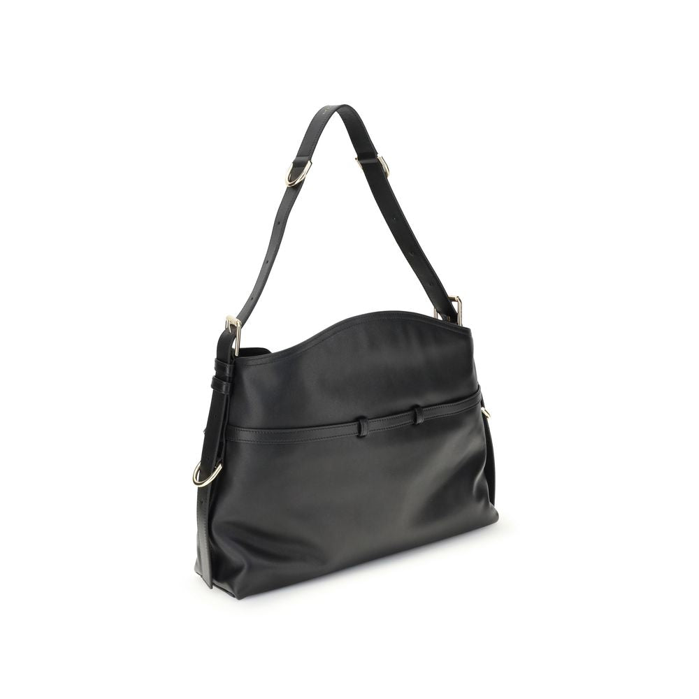 Borsa a mano Givenchy Bos Taurus in pelle di vitello nera