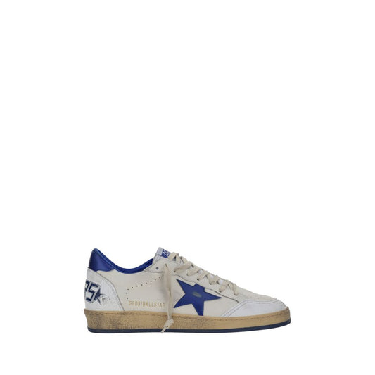 Golden Goose White Calf Leather Bos Taurus Sneakers basse
