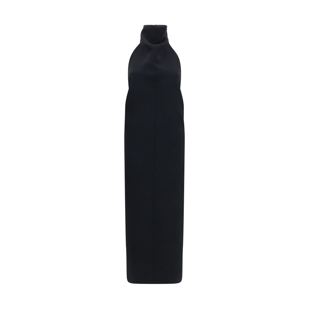 Abito da cocktail Khaite in poliestere nero
