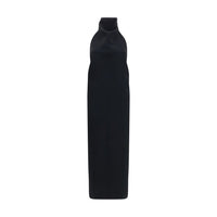 Abito da cocktail Khaite in poliestere nero