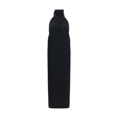 Abito da cocktail Khaite in poliestere nero