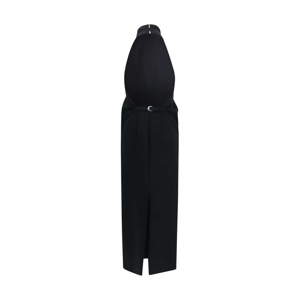 Abito da cocktail Khaite in poliestere nero