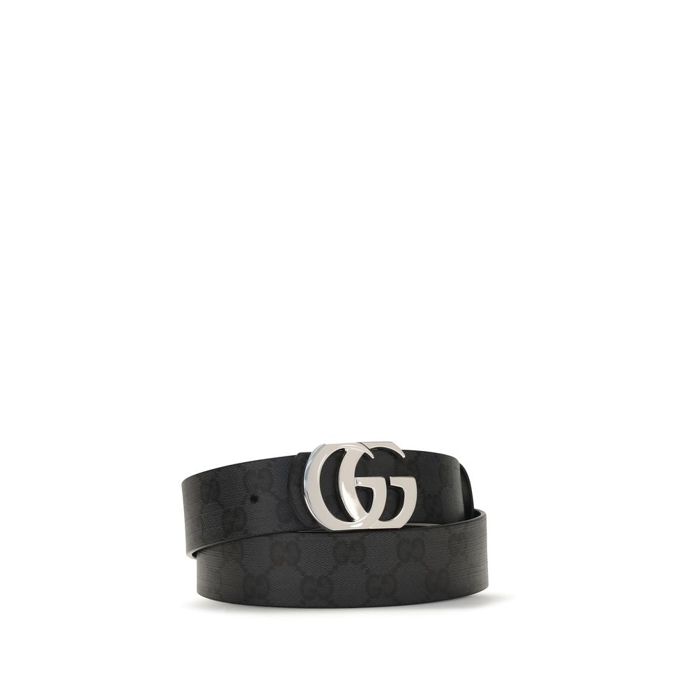 Gucci Regularbälte i svart kalvläder av nötkreatur