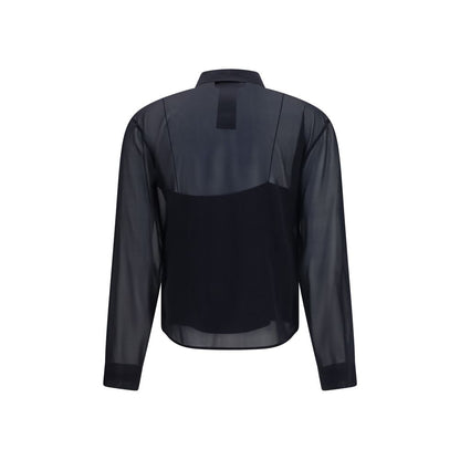 Gucci Black Silk Pattern Shirt