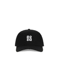 Gorra de algodón negra Dsquared² (gorra de béisbol)