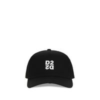 Dsquared² Black Cotton Cap (Baseball Hat)