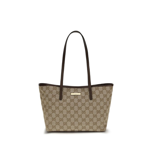 Borsa Gucci in tessuto beige