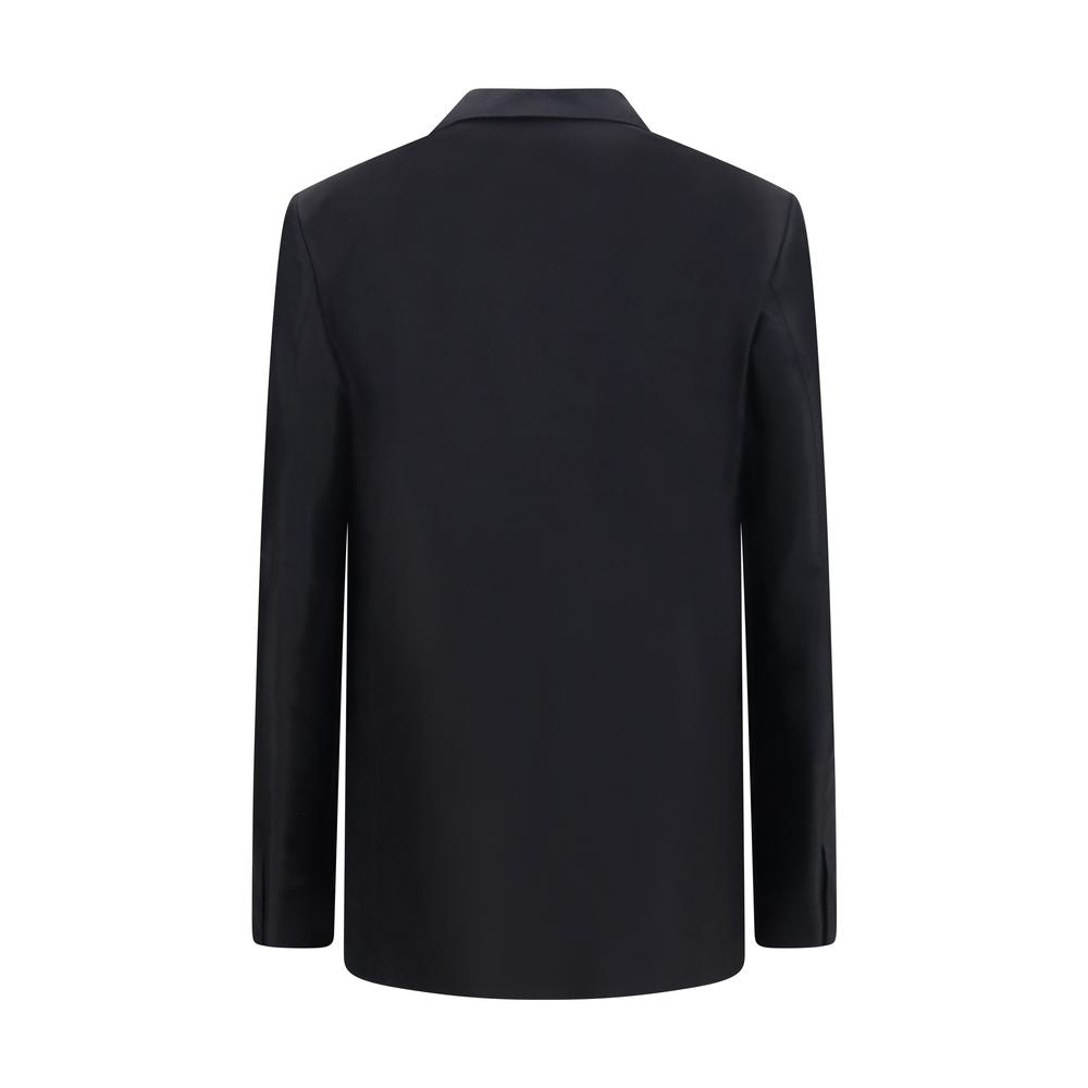 Gucci Svart Sidenjacka