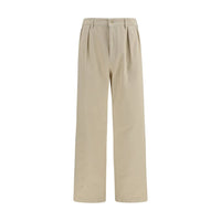 Prada Beige Cotton Casual Pants