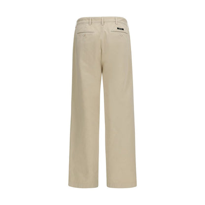Prada Beige Cotton Casual Pants