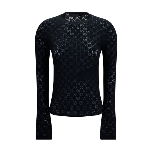 T-shirt Gucci in cotone nero