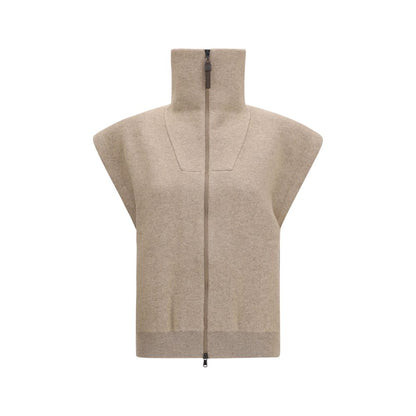 Cardigan Brunello Cucinelli in cashmere beige