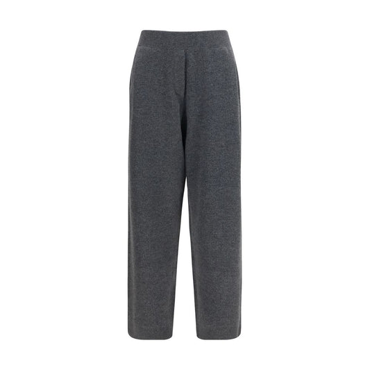 Brunello Cucinelli Pantaloni casual in cashmere grigio