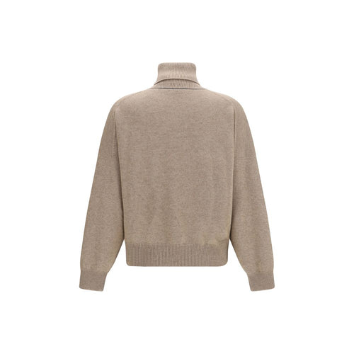 Brunello Cucinelli Brauner Kaschmir-Rollkragenpullover