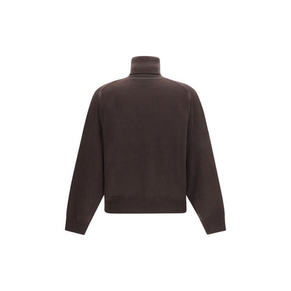 Brunello Cucinelli Maglione dolcevita in cashmere marrone