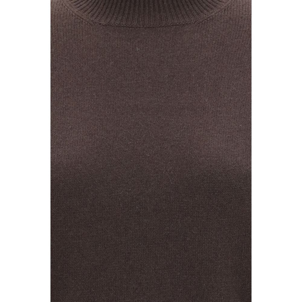 Brunello Cucinelli Maglione dolcevita in cashmere marrone