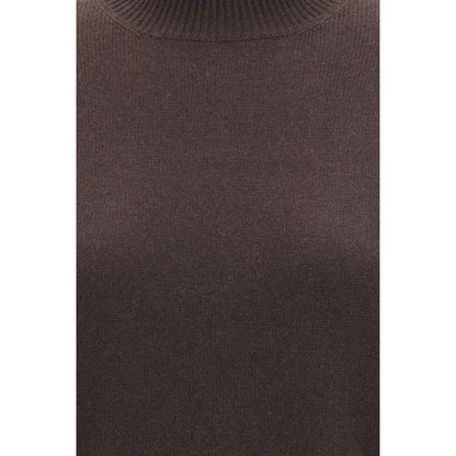 Brunello Cucinelli Maglione dolcevita in cashmere marrone