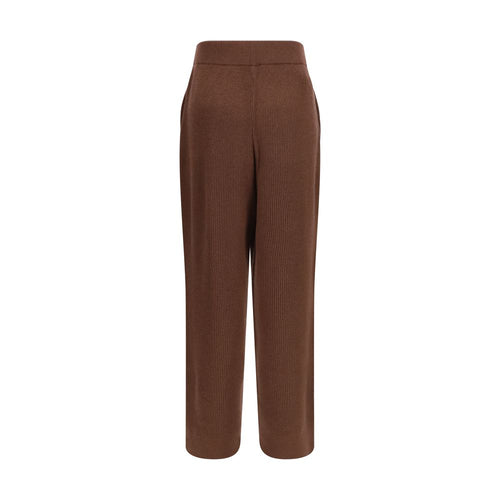 Brunello Cucinelli Braune Kaschmir Freizeithose