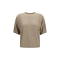 T-shirt Brunello Cucinelli in cashmere beige