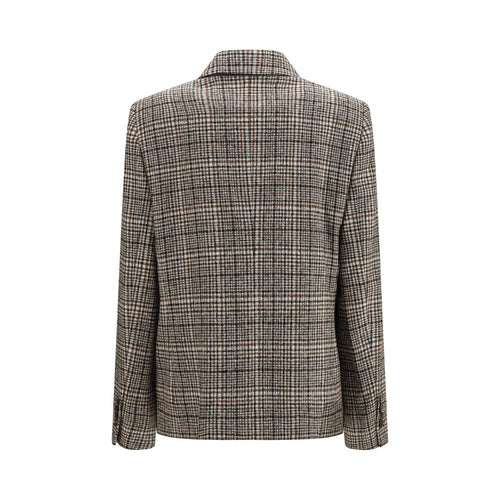 Brunello Cucinelli Jacke aus mehrfarbiger Alpaka Vicugna Pacos