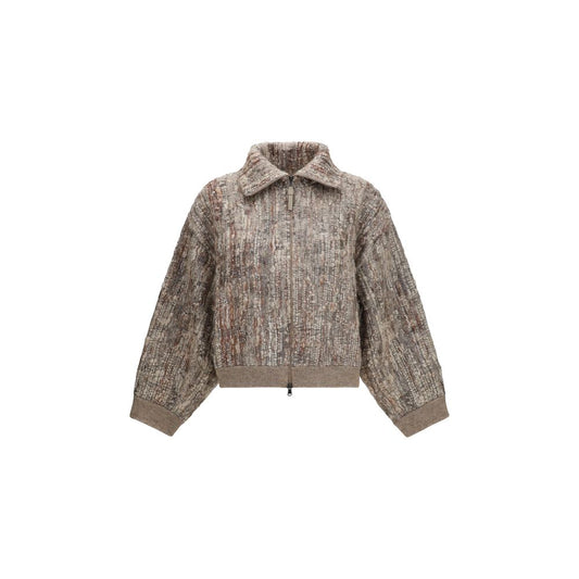 Cardigan Brunello Cucinelli in mohair beige
