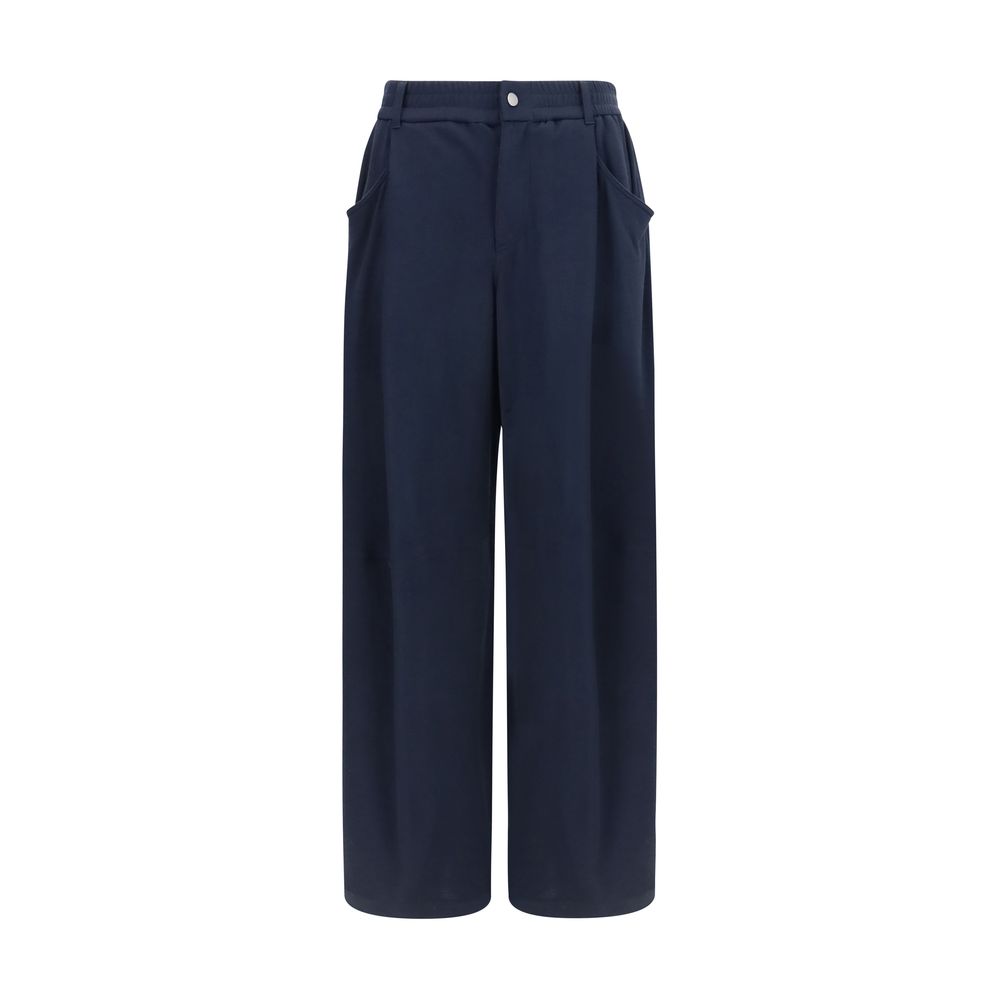 Brunello Cucinelli Blauwe Casual Katoenen Broek