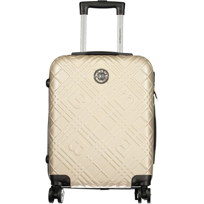 Borsa da viaggio da donna Laura Biagiotti in poliuretano dorato