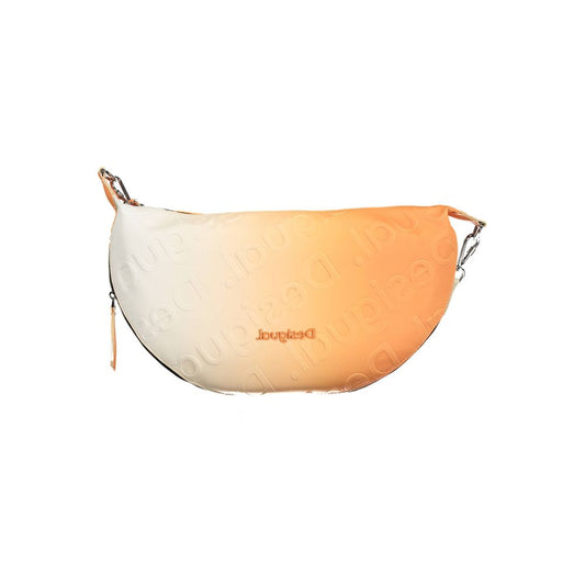 Borsa da donna in poliuretano arancione Desigual