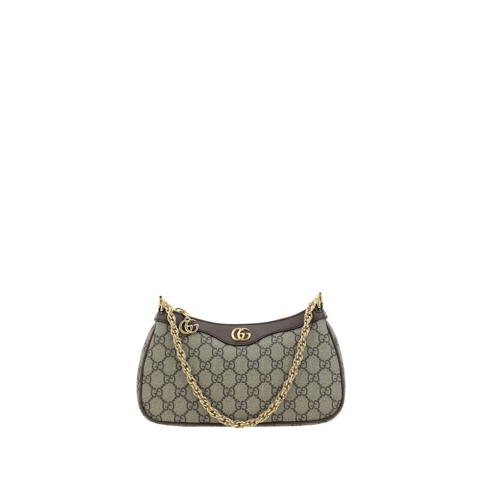 Sac à bandoulière en coton marron Gucci