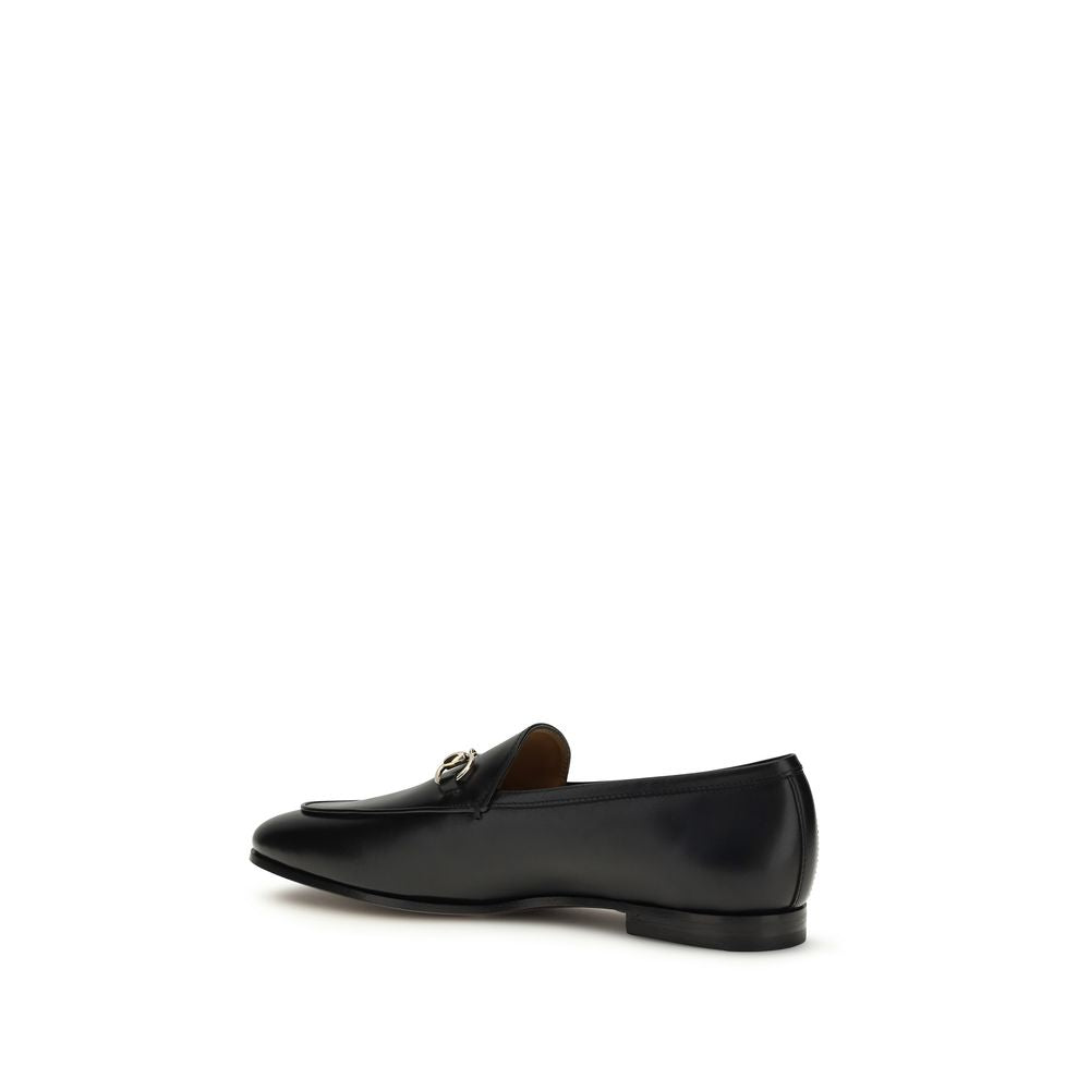 Mocassini slip-on Gucci Bos Taurus in pelle di vitello nera