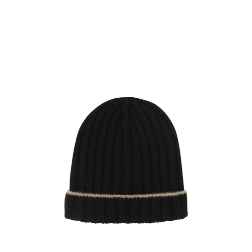 Gorro de cachemira negro Brunello Cucinelli
