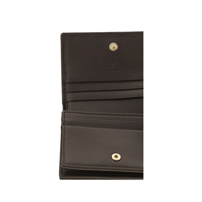 Gucci Brown Calf Leather Bos Taurus Wallet