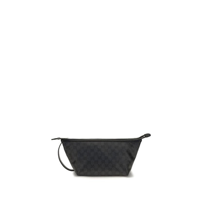 Gucci Black Fabric Clutch Bag
