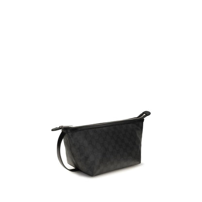 Gucci Black Fabric Clutch Bag