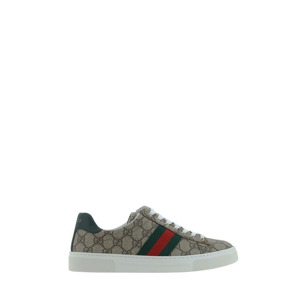 Baskets basses Gucci en polyéthylène beige