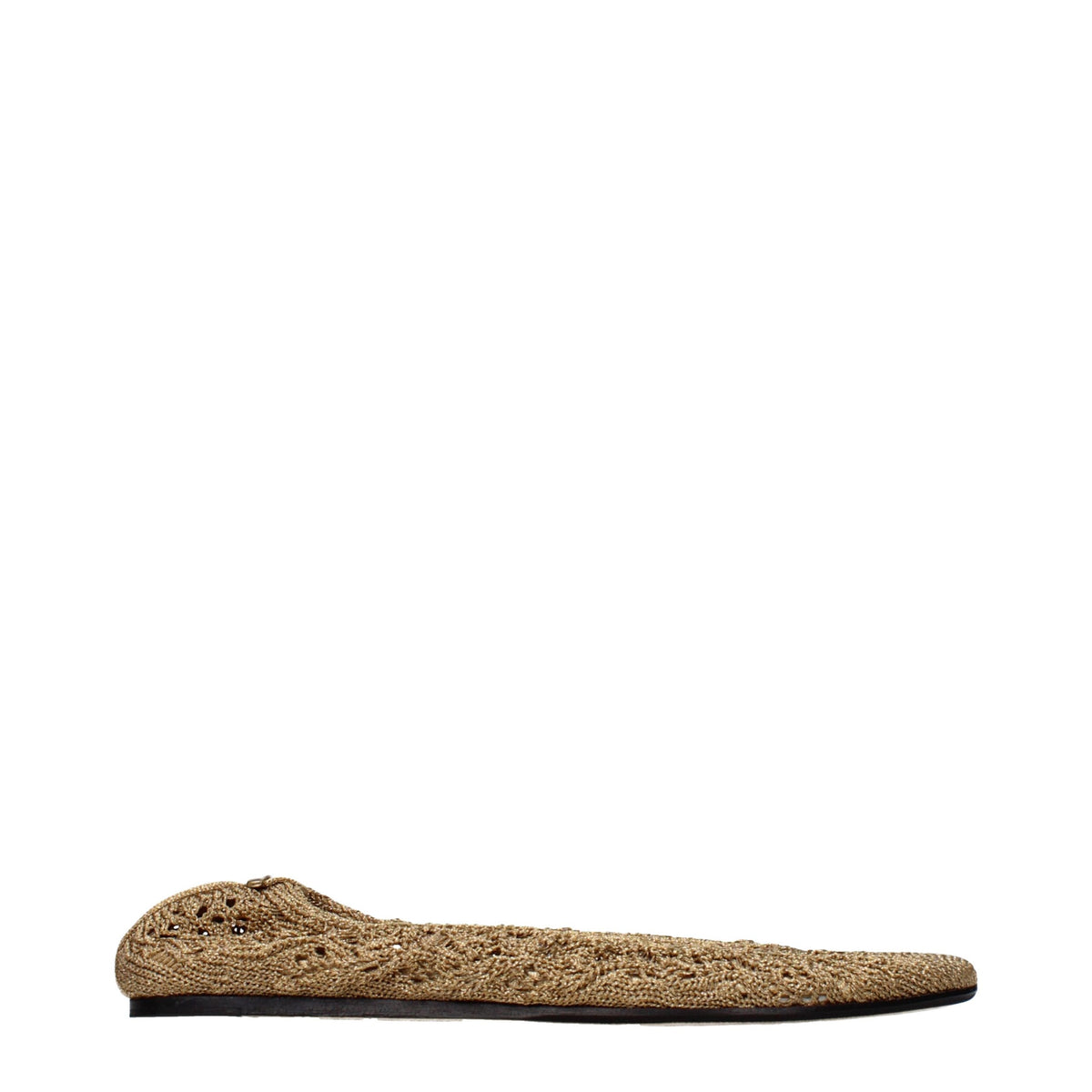 Isabel Marant goldene Stoffballerinas
