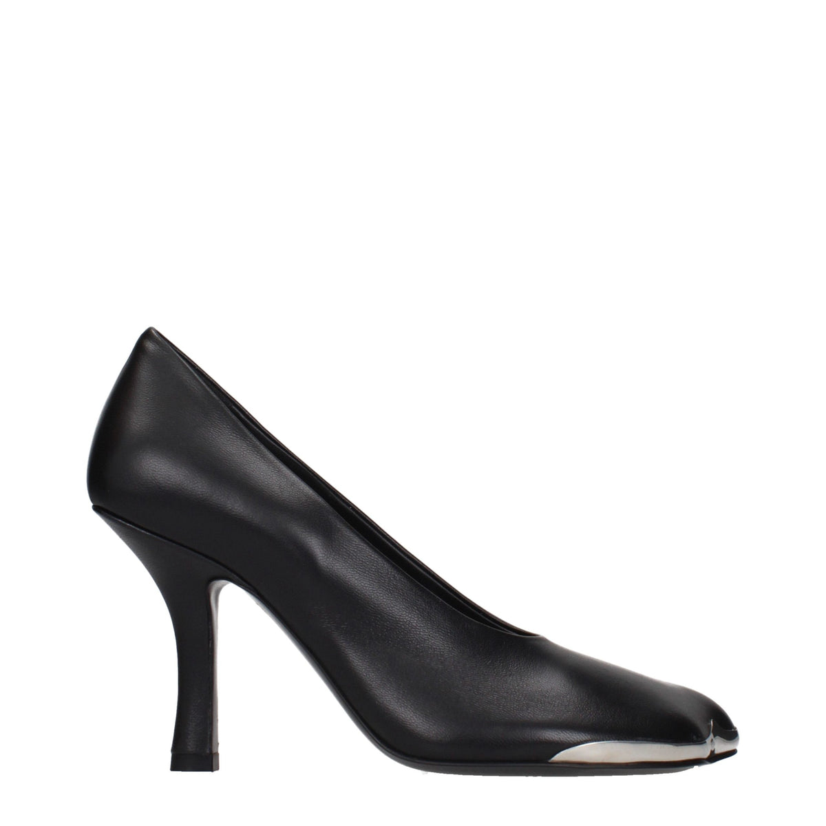 Burberry Pumps aus schwarzem Leder mit hohem Absatz