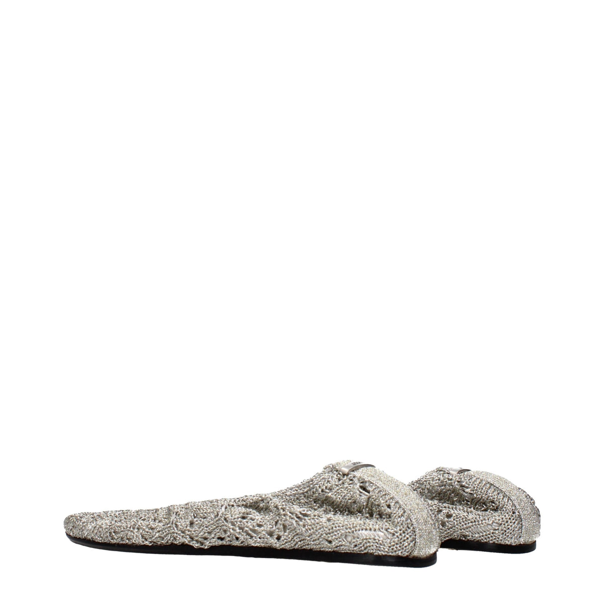 Isabel Marant Grijze stoffen ballerina's