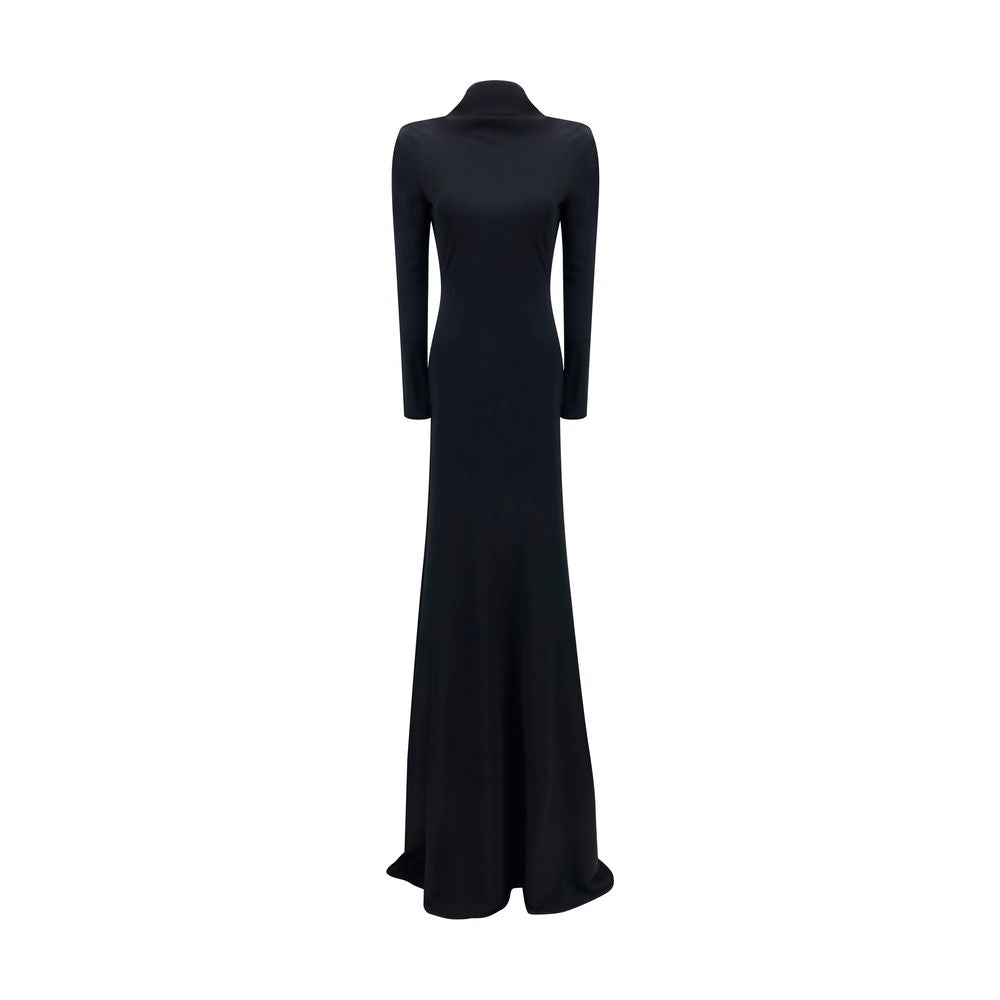 Tom Ford Schwarzes Viskose-Cocktailkleid