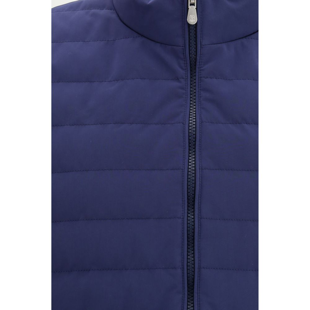 Giacca senza maniche Brunello Cucinelli in poliestere blu