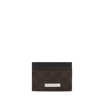 Gucci Brown Fabric Wallet