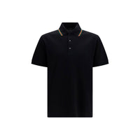 Gucci Black Cotton Polo Shirt