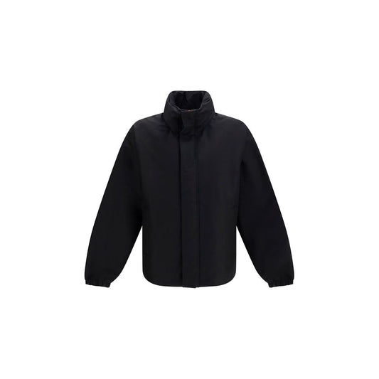 Gucci Giacca Lunga in Cotone Nero