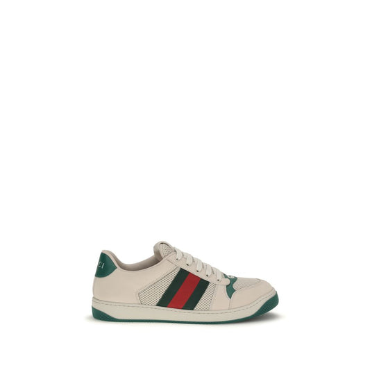 Sneakers Gucci in tessuto beige