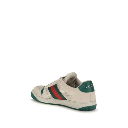Gucci Beige Fabric Sneakers