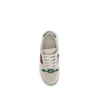 Gucci Beige Fabric Sneakers