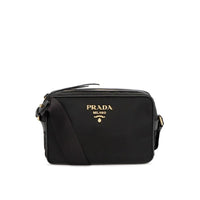 Borsa a tracolla Prada in nylon nero